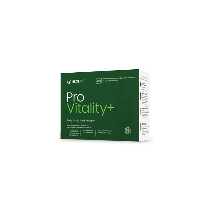 Pro Vitality+ NeoLife GNLD integratore di lipidi, steroli da grani integrali, acidi grassi omega-3, vitamine, minerali e ferro